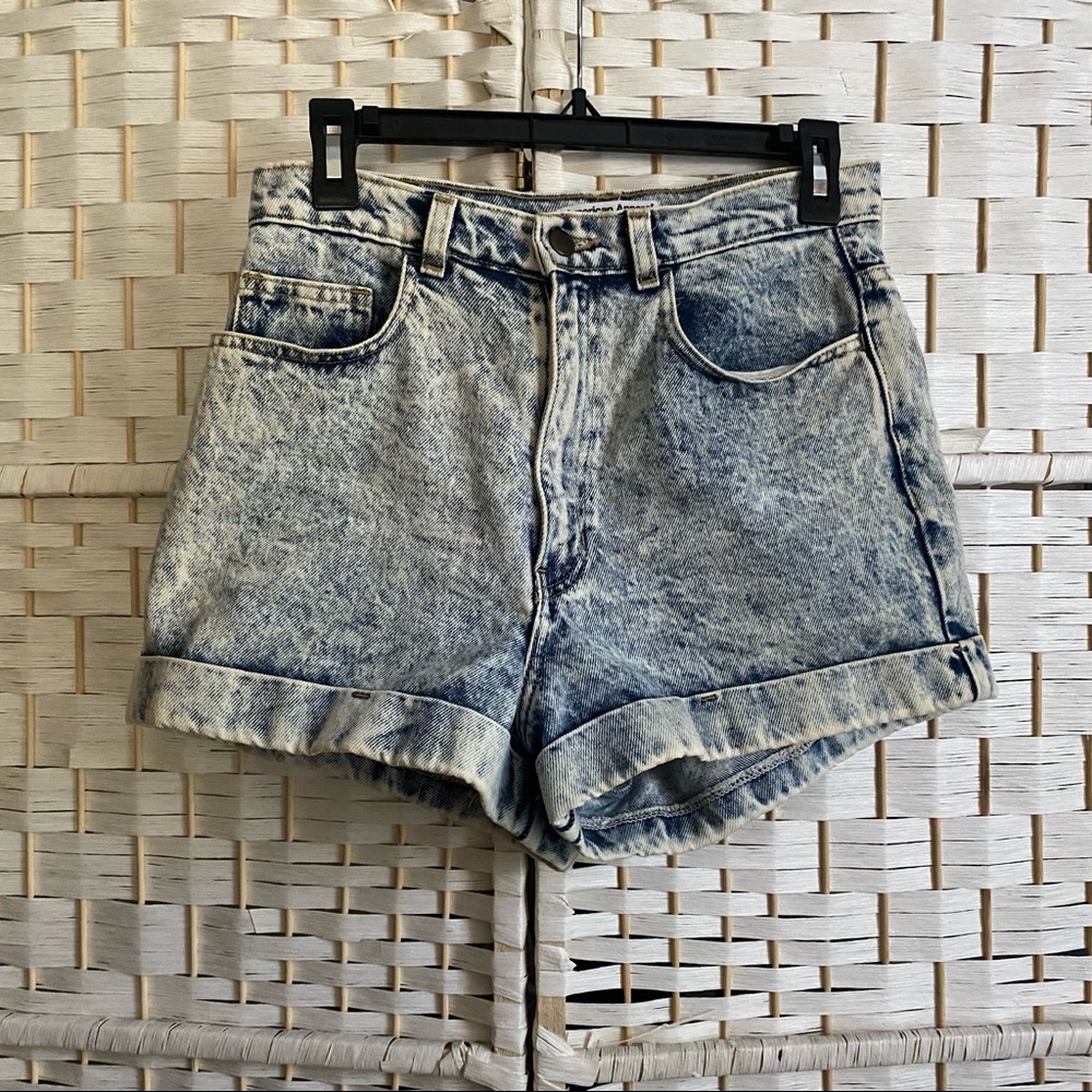 American Apparel Acid Wash high wasted shorts